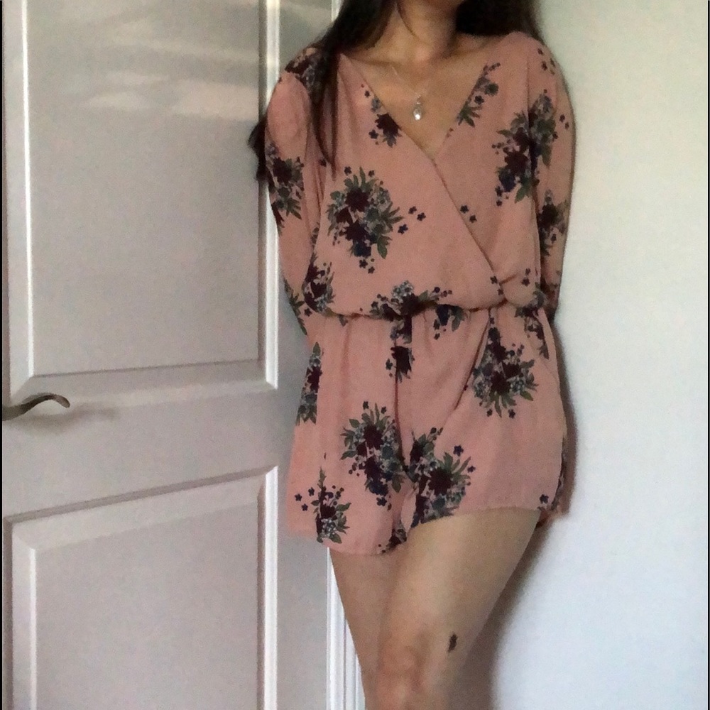 FLORAL ROMPER